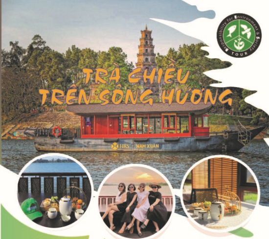 Tiệc trà chiều - Du thuyền ngắm cảnh trên sông Hương